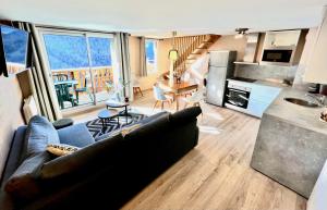 Appartements Cosy 8-10pers vue montagne Isola 2000 : photos des chambres