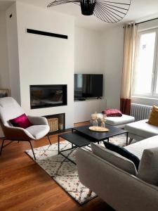 Maison familiale équipée, centre-ville