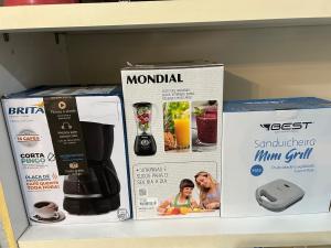 07 - Estúdio completo com Área privativa, Vaga de garagem, Cozinha montada, quase em frente ao Life Center