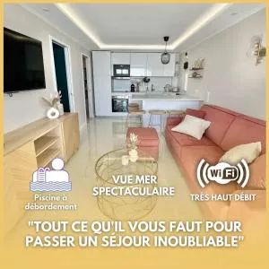 Luxueux appartement - vue mer - piscine - free parking - Monaco - Кап-д'Ай