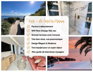 Luxueux appartement - vue mer - piscine - free parking - Monaco