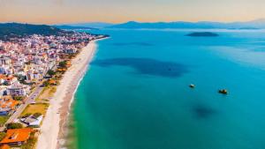 Apartamento aconchegante com vista para o mar