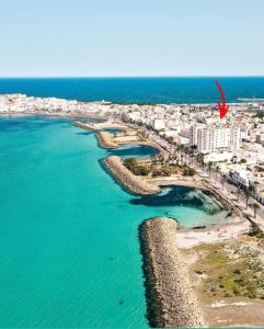 renovated sea view apartment in Mahdia