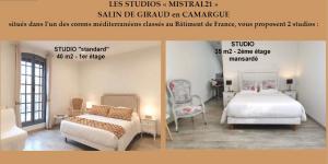 Appartements Studios MISTRAL21 en Camargue : photos des chambres