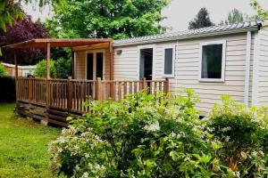 Chalets Mobile home 6P XL Climatisation TV WIFI parcelle XXL au calme : photos des chambres