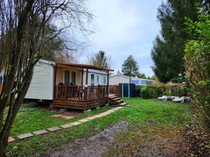 Mobile home 6P XL Climatisation TV WIFI parcelle XXL au calme