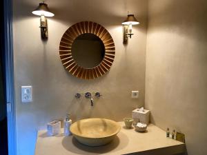 Guest house with tennis court