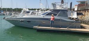 Bateau au bassin des lumières