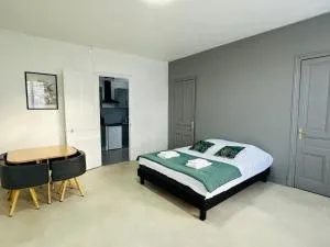 Studio 1 Proche Centre Ville Wifi et Parking Troyes - Saint-Parres-aux-Tertres