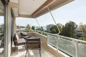 2bdr Athens Riviera Sea View Apartment By The Olon - 格利法扎