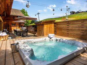 Chalet 5☆, 15 pers, spa, animaux admis, La Clusaz - FR-1-304-308