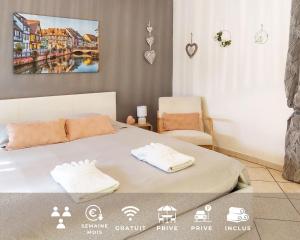 Le Cocon appart avec parking privé & terrasse