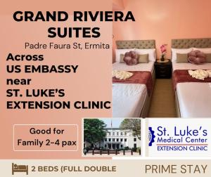 Grand Riviera Suites 1201 Near US Embassy and St Luke's Medical Center Extension Clinic SLEC by Prime Stay - Appartamenti, Manila