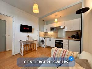 Appartements Centre - 80-m du Marche - 2 pers : photos des chambres