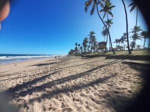 Pé na areia
