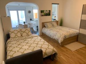Appartements -StudioCDG fr- Escale, Studio & Patio, proche near CDG Roissy airport, Parc Expositions, Stade de France, Arena, Disney, Asterix : photos des chambres
