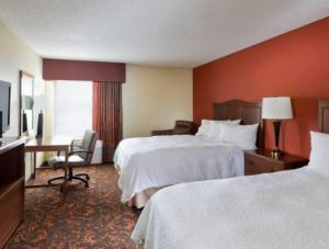 Room with Two Queen Beds - Non-Smoking room in Hampton Inn Chicago-Tinley Park