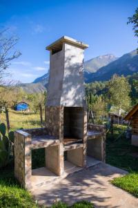 Hermosa cabaña en la montaña
