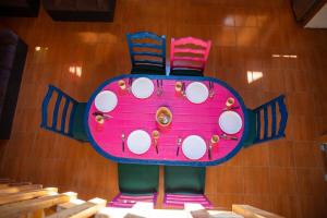 Hermosa cabaña en la montaña