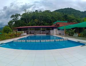 Hotel mountain garden