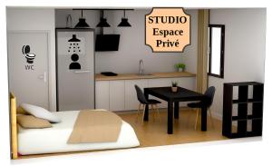 Appartements 4 studios - Musique en Champagne : photos des chambres