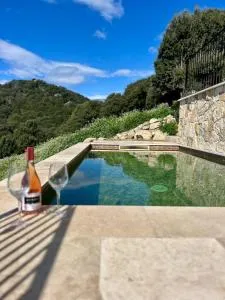 La villa Orso, piscine chauffée , vue panoramique - Sollacaro