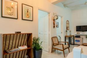 Sage Blush Cozy2BHK in Siolim by Lazy Daze Stays