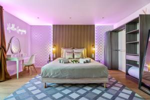 Nice Renting - Love Room Massena - Luxe Room - Jacuzzi - Terrace - King Bed - AC