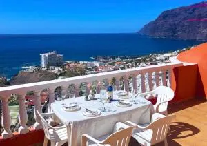 Apartamento con gran terraza, vistas al mar y HOME-CINEMA - Santiago del Teide