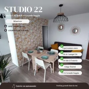 Studio 22 - Coucher de Soleil & Vue Mer - 贝叶