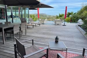 Villas Villa Dezem-Infinity pool-Near Cannes-Panorama-AC : photos des chambres