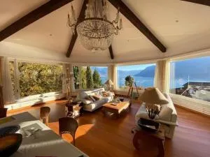 Luxusvilla Pool Panorma Privatspähre Ruhe - Brissago