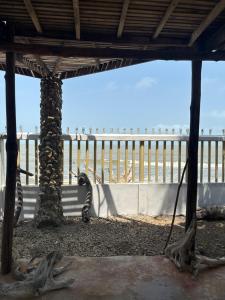 Espectacular cabaña frente al mar