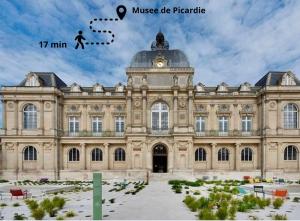 Appartements L Amiens Haussmann-Gare-Hortillonnages-Centre-ville-WIFI : photos des chambres