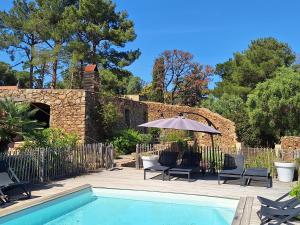 BergerieMuratinca privacy piscine vue mer 16 pers - location du samedi au samedi