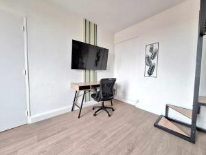 Appartements Elodie - Cosy 5 pers- - Gare - Wifi - 3 lits : photos des chambres
