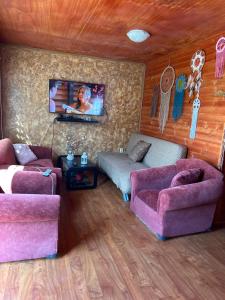 Cabaña con Piscina Guanaqueros