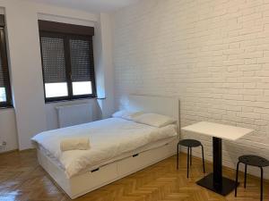 Large studio in city center with nice wooden floor