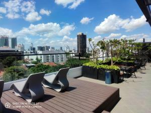 Beautiful studio Equipetrol, Rooftop restaurant