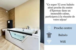 Appartements E4 Reton Suite avec Balneo T2 au couur d Epernay : photos des chambres