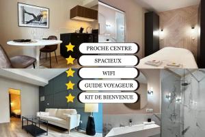 Appartements E3 Reton T2 Design & Confort a 5min du Centre : photos des chambres