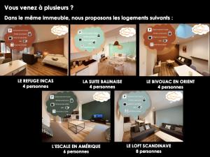 Appartements Le Refuge Incas - Home Homy : Appartement 1 Chambre