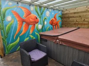 Eden Rose Cottage hot-tub jacuzzi morecambe-bay - Bare