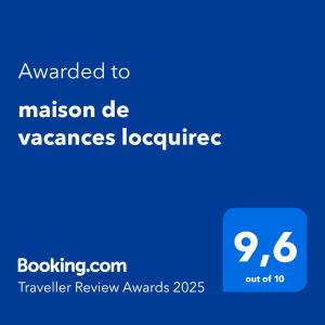 Maisons de vacances maison de vacances locquirec : photos des chambres