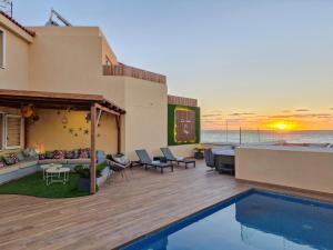 La Casa de Playa - piscina y jacuzzi a 50m del mar