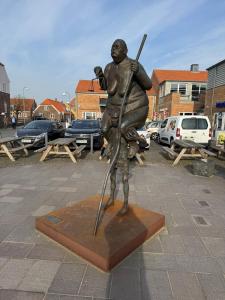 Hyggeligt hus ved fjord og by