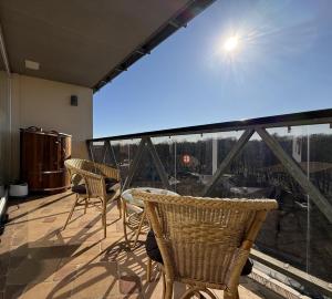 Sky-High Sauna Penthouse Retreat with City Views