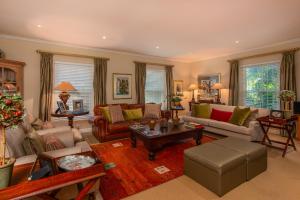 Beautiful country housein lush garden