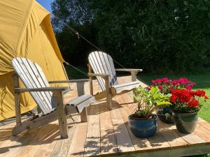Tentes de luxe Canvas chill-out : photos des chambres