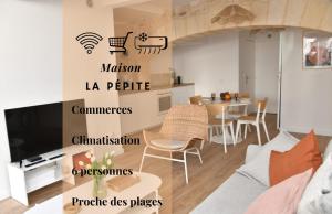 103 - La Pépite - 2 Chambres, Climatisation, Wifi, 6 pers